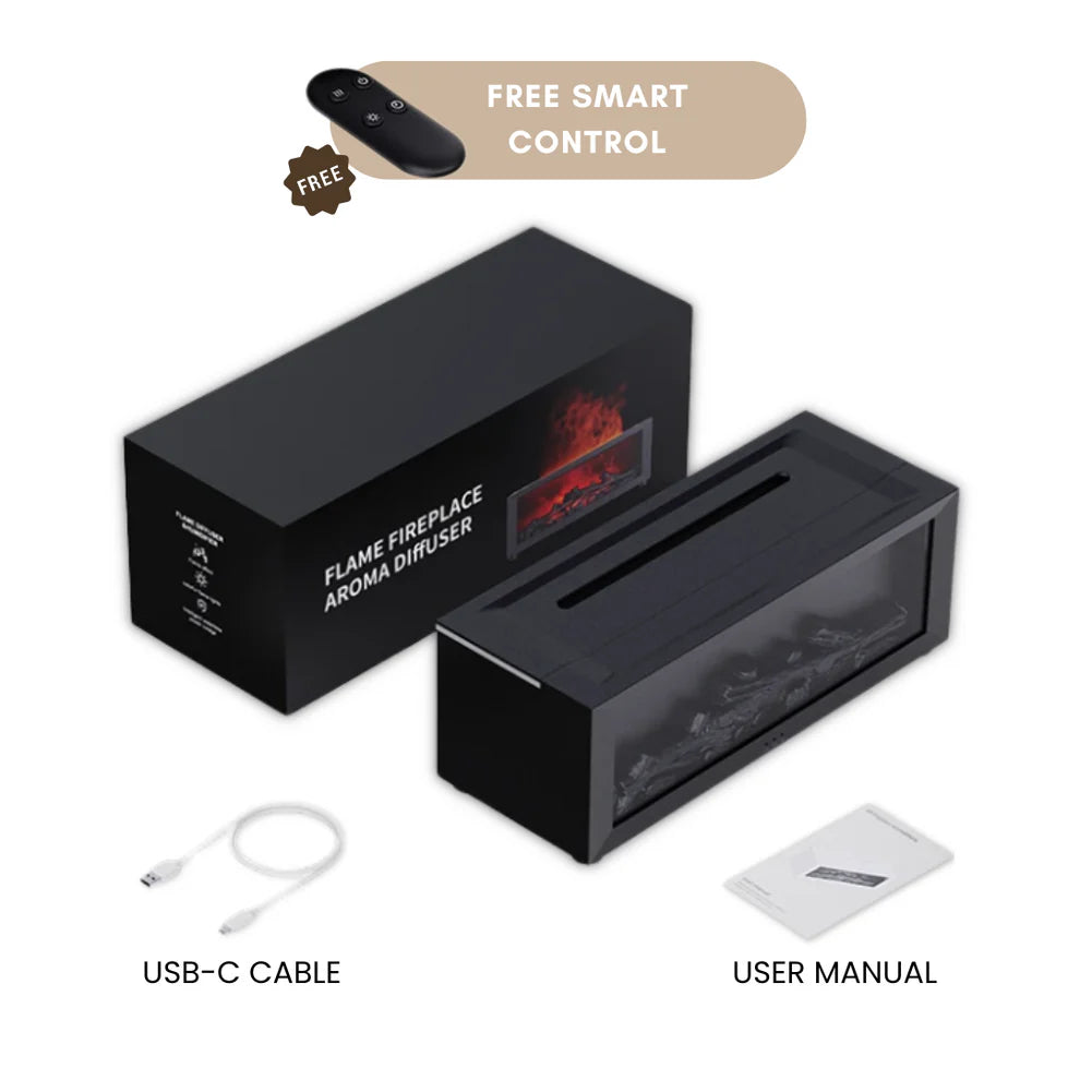 Nordflame™ – Cozy fragrance diffuser with fire effect